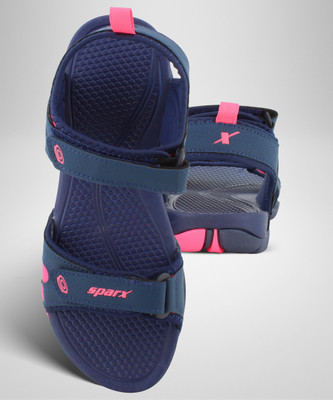 Sparx SS 572 Women Sports Sandals(Navy, Pink , 4)