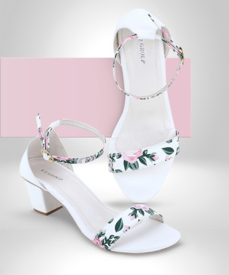 fashion heels Women White Heels