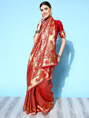 Divastri Digital Print Daily Wear Art Silk Saree(Maroon)