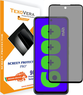 TEXOVERA Edge To Edge Tempered Glass for Infinix HOT 12, Infinix HOT 12 Play, Matte Ceramic(Pack of 1)