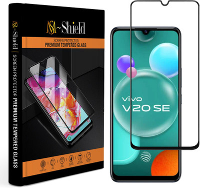 MS-Shield Edge To Edge Tempered Glass for Vivo V20 SE(Pack of 1)