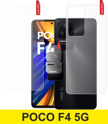 TRUSTin.ONLINE Impossible Screen Guard for POCO F4 5G, F4 5G(Pack of 3)