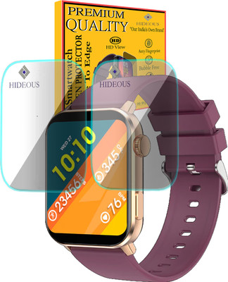 HIDEOUS Screen Guard for fire boltt ninja bell(Pack of 2)