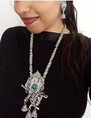 MAYRA TRADING Alloy Silver Jewellery Set(Pack of 1)