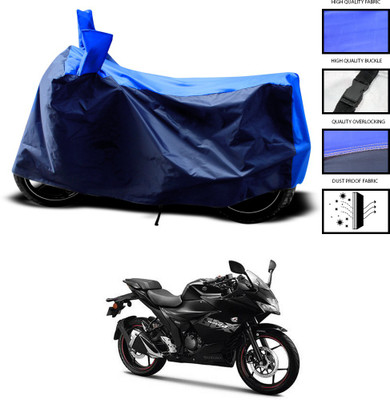 CODOKI Two Wheeler Cover for Suzuki(Gixxer, Blue)