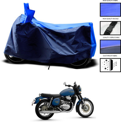 CODOKI Two Wheeler Cover for JAWA(Forty Two, Blue)