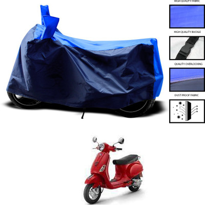 CODOKI Two Wheeler Cover for Piaggio(Vespa LX, Blue)