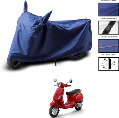 CODOKI Two Wheeler Cover for Piaggio(Vespa LX, Blue)