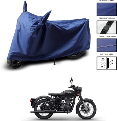 PAGORA Two Wheeler Cover for Royal Enfield(Bullet 350 Twinspark, Blue)