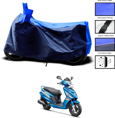 GOSHIV-car and bike accessories Two Wheeler Cover for Hero(Maestro, Blue)