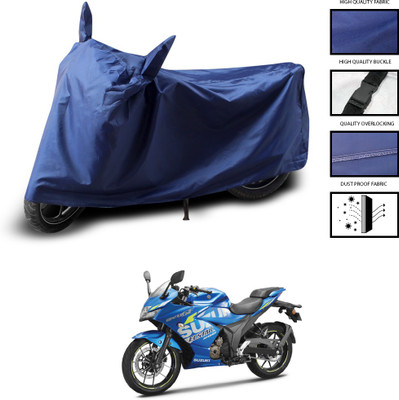 PAGORA Two Wheeler Cover for Suzuki(Gixxer SF 250, Blue)