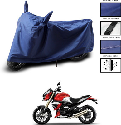 PAGORA Two Wheeler Cover for Mahindra(Mojo UT 300, Blue)