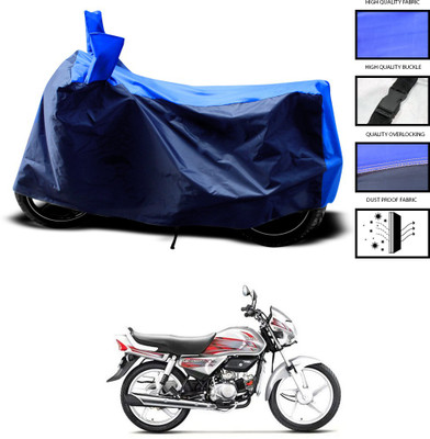 CODOKI Two Wheeler Cover for Hero(MotoCorp HF Deluxe, Blue)