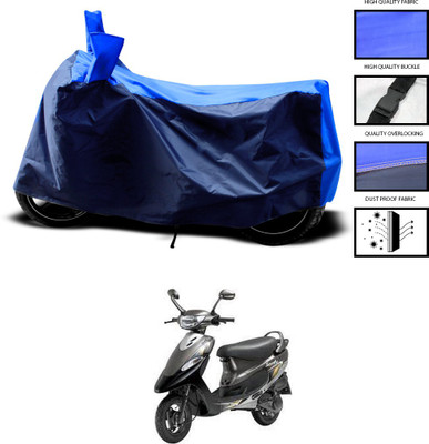 CODOKI Two Wheeler Cover for TVS(Scooty Pep+, Blue)