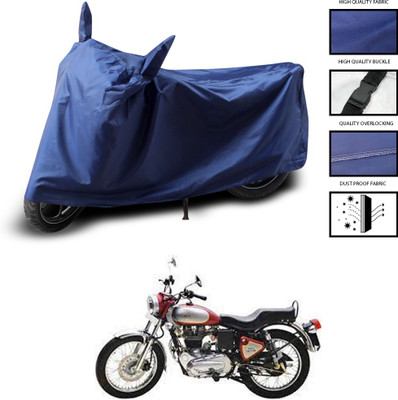 PAGORA Two Wheeler Cover for Royal Enfield(Electra 5S, Blue)