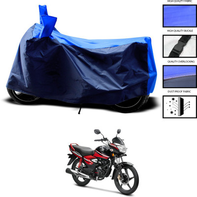 PAGORA Two Wheeler Cover for Honda(CB Shine, Blue, Blue)