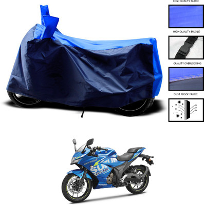 CODOKI Two Wheeler Cover for Suzuki(Gixxer SF 250, Blue)