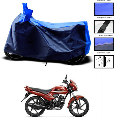 PAGORA Two Wheeler Cover for Honda(Dream Yuga, Blue, Blue)