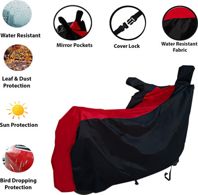 Shelterhub Enterprises Two Wheeler Cover for LML(Graptor, Grey)