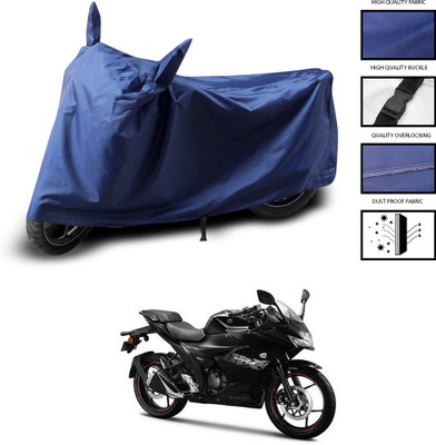 CODOKI Two Wheeler Cover for Suzuki(Gixxer, Blue)