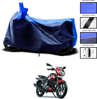 PAGORA Two Wheeler Cover for TVS(Flame SR125, Blue, Blue)