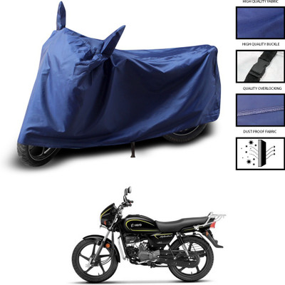 PAGORA Two Wheeler Cover for Hero(MotoCorp Splendor Plus, Blue)