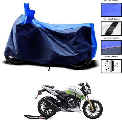 CODOKI Two Wheeler Cover for TVS(Apache RTR 200 Fi E100, Blue)