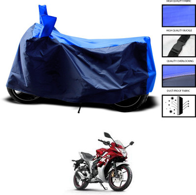 CODOKI Two Wheeler Cover for Suzuki(Gixxer SF, Blue)