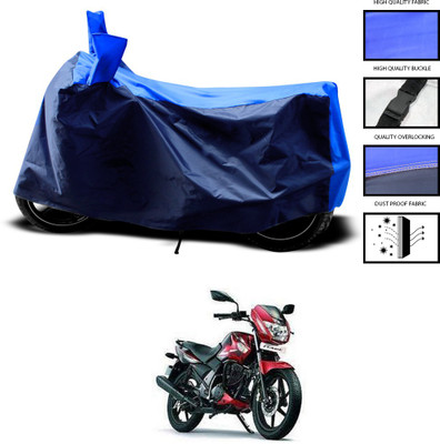 CODOKI Two Wheeler Cover for TVS(Flame 125, Blue)