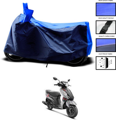 PAGORA Two Wheeler Cover for Suzuki(Let's, Blue, Blue)