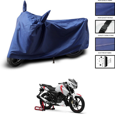 CODOKI Two Wheeler Cover for TVS(Apache 150, Blue)