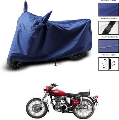 CODOKI Two Wheeler Cover for Royal Enfield(Electra 4S, Blue)