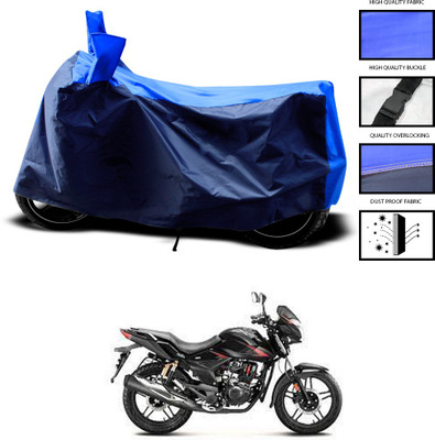 CODOKI Two Wheeler Cover for Hero(CBZ Extreme, Blue)
