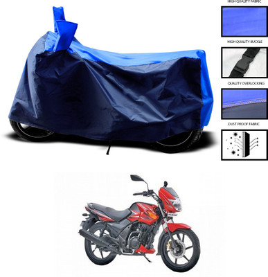 CODOKI Two Wheeler Cover for TVS(Flame DS 125, Blue)