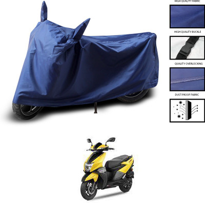 CODOKI Two Wheeler Cover for TVS(Scooty, Blue)