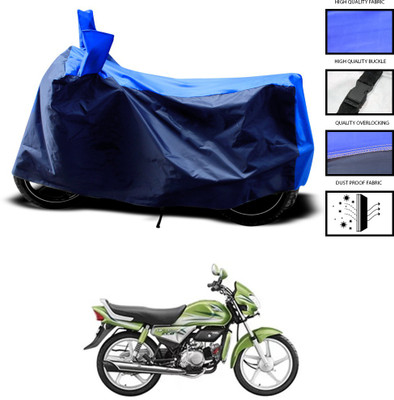 CODOKI Two Wheeler Cover for Hero(HF Deluxe Eco, Blue)