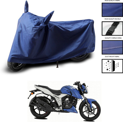 CODOKI Two Wheeler Cover for TVS(Apache RTR 160 4V, Blue)