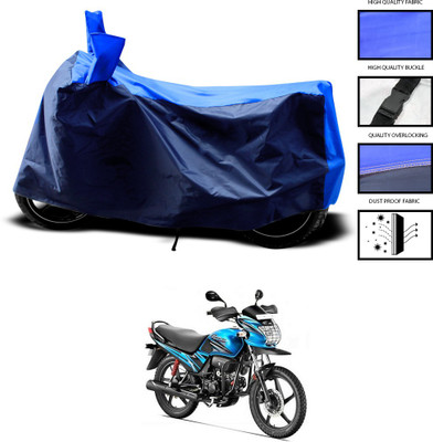 CODOKI Two Wheeler Cover for Hero(Passion Pro TR, Blue)