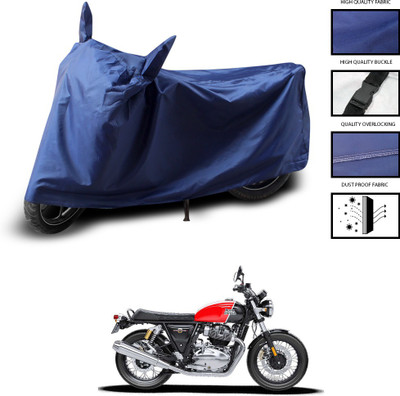 CODOKI Two Wheeler Cover for Royal Enfield(Interceptor 650, Blue)