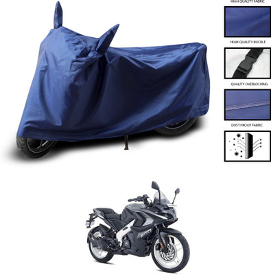 PAGORA Two Wheeler Cover for Bajaj(Pulsar RS 200, Blue)