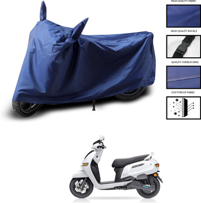 CODOKI Two Wheeler Cover for TVS(iQube, Blue)
