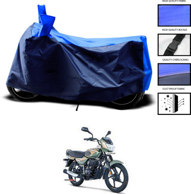 CODOKI Two Wheeler Cover for Bajaj(CT100, Blue)