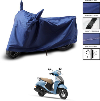 CODOKI Two Wheeler Cover for Yamaha(Fascino 125 FI, Blue)