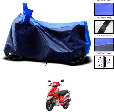 PAGORA Two Wheeler Cover for TVS(Wego, Blue, Blue)
