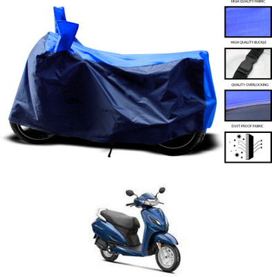 PAGORA Two Wheeler Cover for Honda(Activa 125, Blue, Blue)