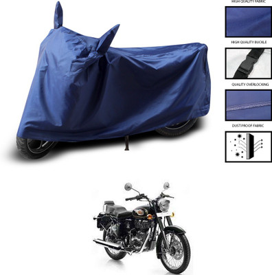 CODOKI Two Wheeler Cover for Royal Enfield(Electra, Blue)