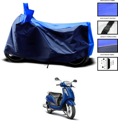 CODOKI Two Wheeler Cover for Suzuki(New Access 125, Blue)