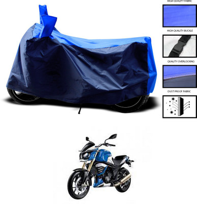 CODOKI Two Wheeler Cover for Mahindra(MOJO XT 300, Blue)
