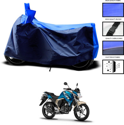 GOSHIV-car and bike accessories Two Wheeler Cover for Yamaha(FZ16, Blue)