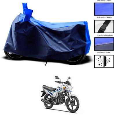 PAGORA Two Wheeler Cover for Suzuki(Hayate EP, Blue, Blue)